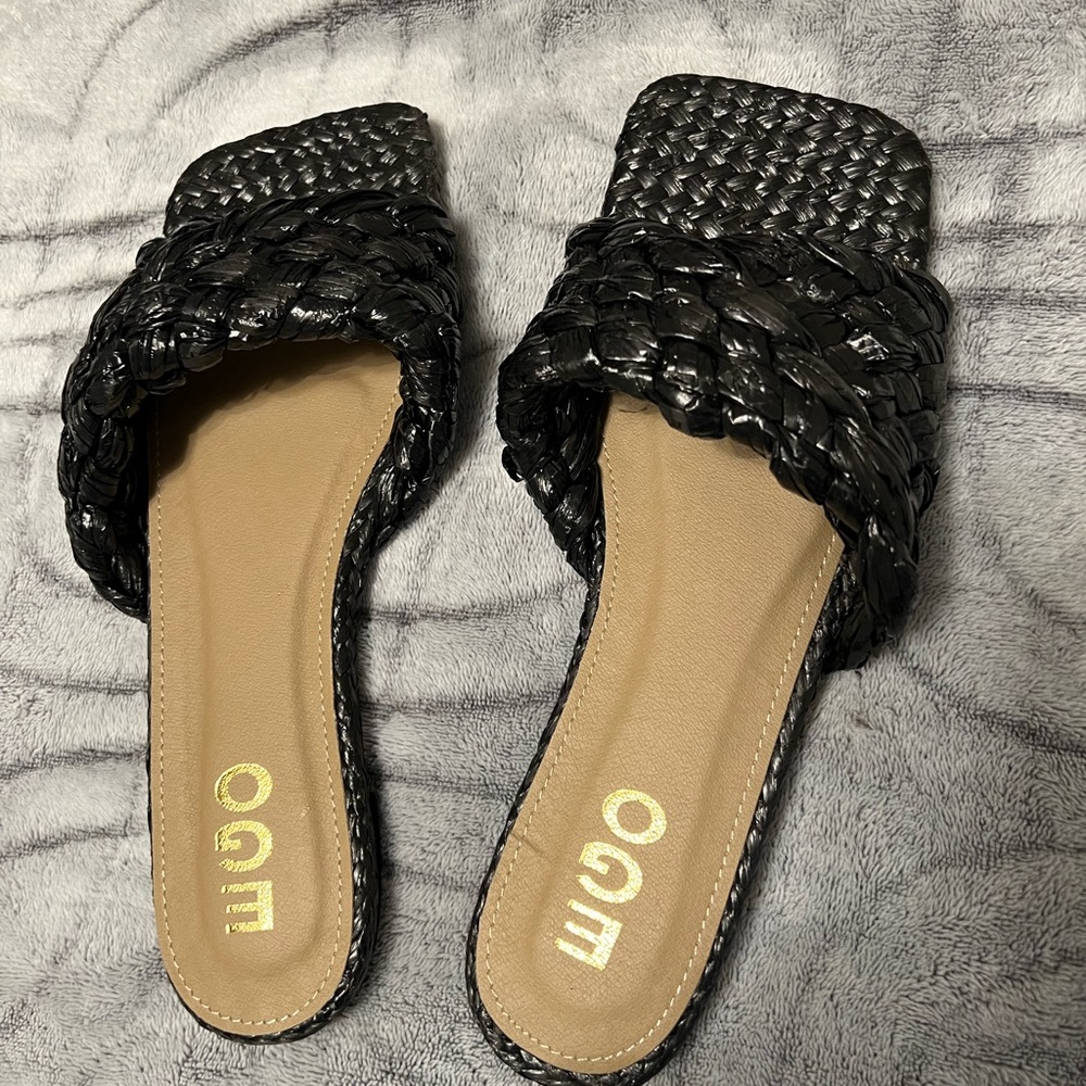 Ego Flat Sandals size 8W US